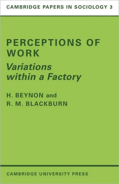 Perceptions of Work: Variations within a Factory