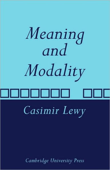 Meaning and Modality