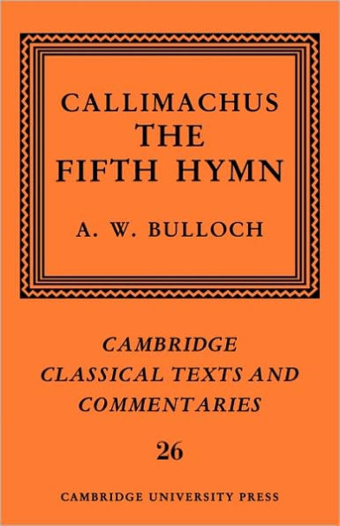 Callimachus: The Fifth Hymn: Bath of Pallas