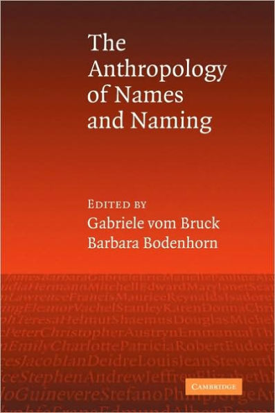 An Anthropology of Names and Naming