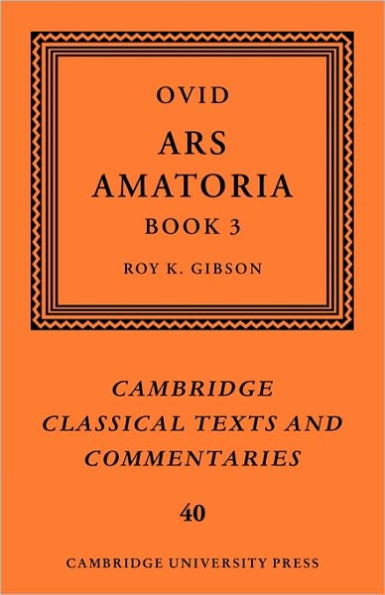 Ovid: Ars Amatoria, Book III