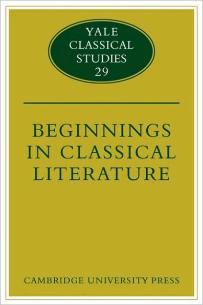 Beginnings in Classical Literature