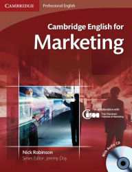 Title: Cambridge English for Marketing Student's Book with Audio CD, Author: Nick Robinson