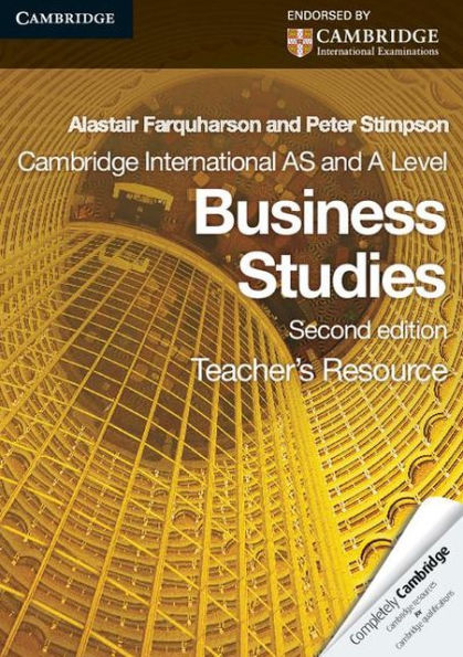 Cambridge International AS and A Level Business Studies Teacher's Resource CD-ROM