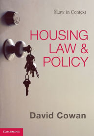 Title: Housing Law and Policy, Author: David Cowan