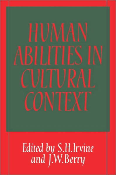 Human Abilities in Cultural Context