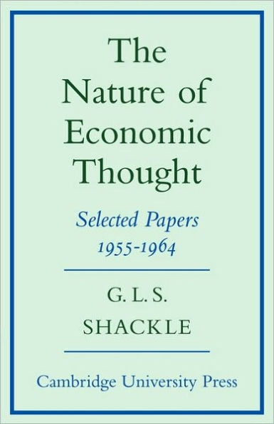 The Nature of Economic Thought: Selected Papers 1955-1964