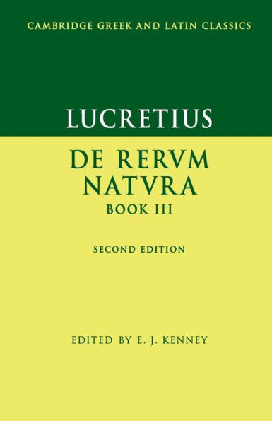 Lucretius: De Rerum NaturaBook III / Edition 2