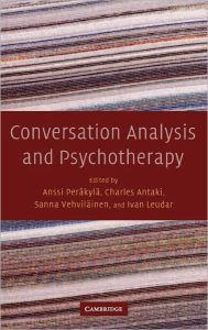 Title: Conversation Analysis and Psychotherapy, Author: Anssi Peräkylä