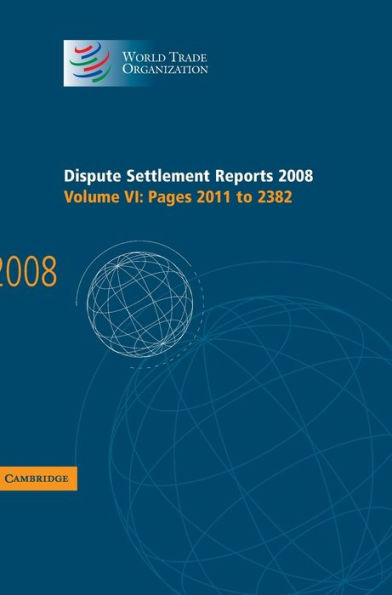 Dispute Settlement Reports 2008: Volume 6, Pages 2011-2382