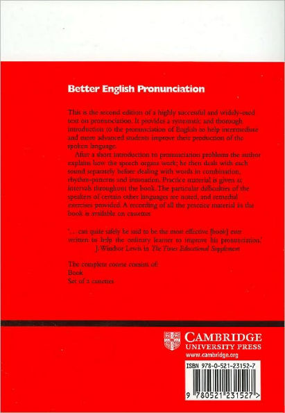 Better English Pronunciation / Edition 2