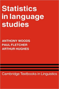 Title: Statistics in Language Studies, Author: Anthony Woods