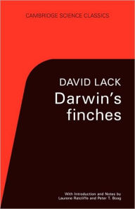 Title: Darwin's Finches, Author: David Lack