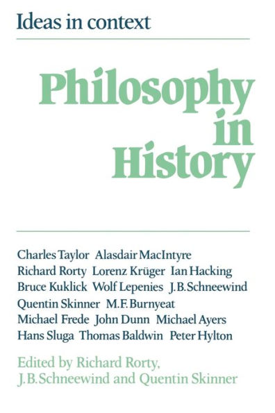 Philosophy in History: Essays in the Historiography of Philosophy / Edition 1