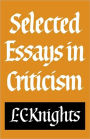 Selected Essays in Criticism