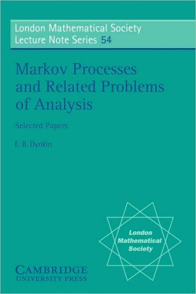 Markov Processes and Related Problems of Analysis