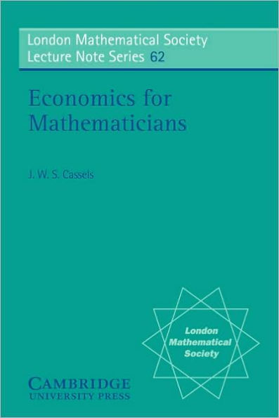 Economics for Mathematicians