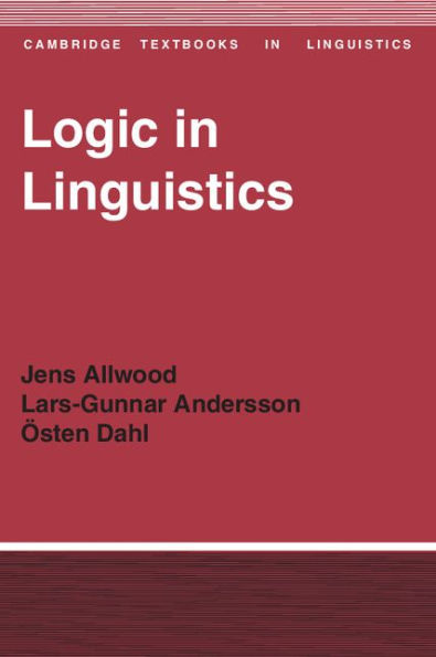 Logic in Linguistics / Edition 1