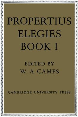 Propertius: Elegies: Book 1 / Edition 1