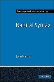 Title: Natural Syntax: Iconicity and Erosion, Author: John Haiman