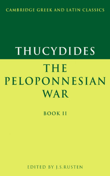 Thucydides: The Peloponnesian War Book II / Edition 1