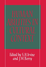 Title: Human Abilities in Cultural Context, Author: S. H. Irvine