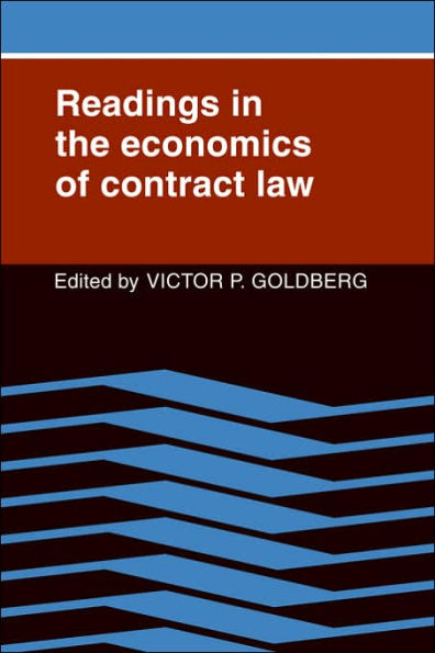 Readings in the Economics of Contract Law / Edition 1