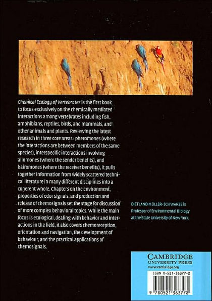 Chemical Ecology of Vertebrates