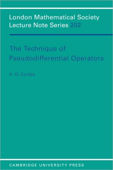 The Technique of Pseudodifferential Operators