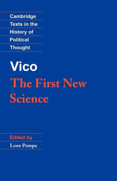 Vico: The First New Science / Edition 1