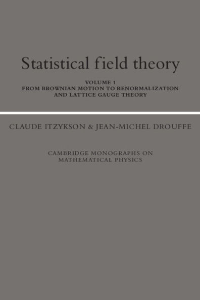 Statistical Field Theory: Volume 1, From Brownian Motion to Renormalization and Lattice Gauge Theory