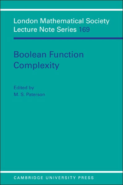 Boolean Function Complexity