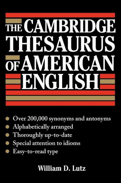 The Cambridge Thesaurus of American English