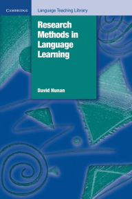 Title: Research Methods in Language Learning / Edition 1, Author: David Nunan