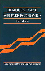 Title: Democracy and Welfare Economics / Edition 2, Author: Hans van den Doel