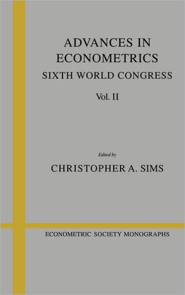 Advances in Econometrics: Volume 2: Sixth World Congress