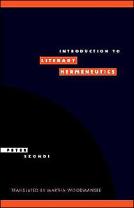 Title: Introduction to Literary Hermeneutics, Author: Peter Szondi