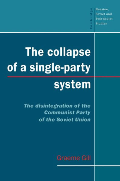 The Collapse of a Single-Party System: The Disintegration of the Communist Party of the Soviet Union