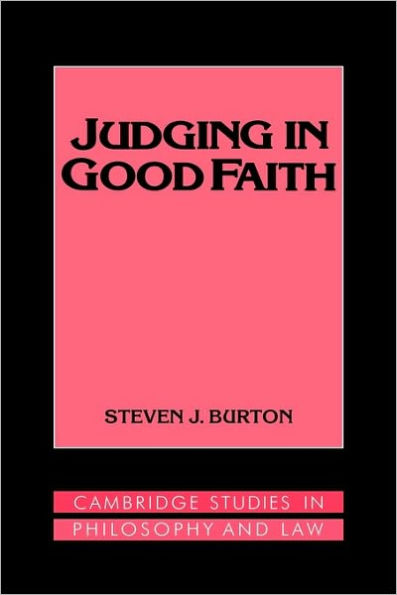 Judging in Good Faith
