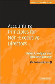 Title: Accounting Principles for Non-Executive Directors, Author: Peter Holgate