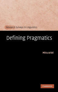 Title: Defining Pragmatics, Author: Mira Ariel