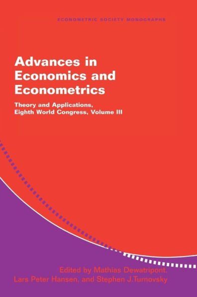 Advances in Economics and Econometrics: Theory and Applications, Eighth World Congress