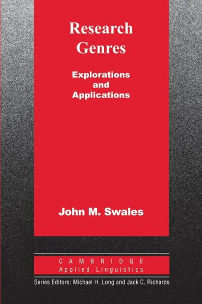 Research Genres: Explorations and Applications