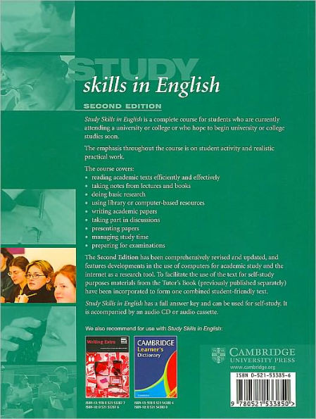 Study Skills in English Student's book: A Course in Reading Skills for Academic Purposes / Edition 2