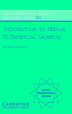 Introduction to Möbius Differential Geometry