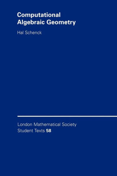 Computational Algebraic Geometry / Edition 1