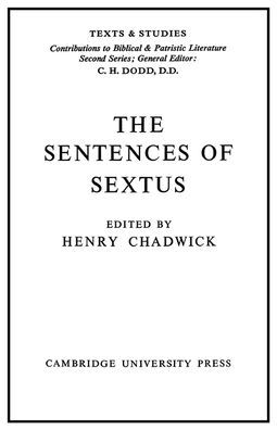 The Sentences of Sextus