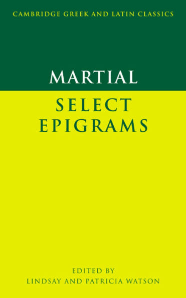 Martial: Select Epigrams / Edition 1