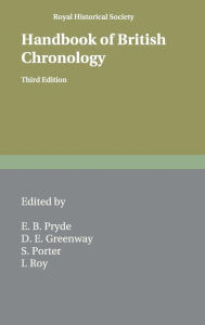 Title: Handbook of British Chronology / Edition 3, Author: E. B. Pryde