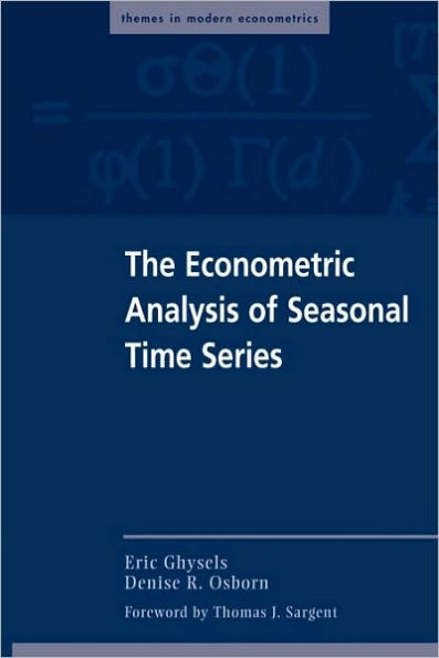 The Econometric Analysis of Seasonal Time Series